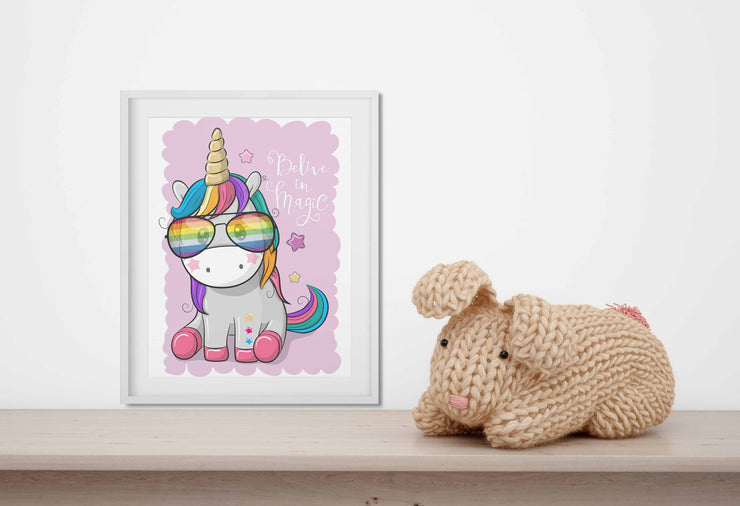 Cuadro decorativo de Unicornio