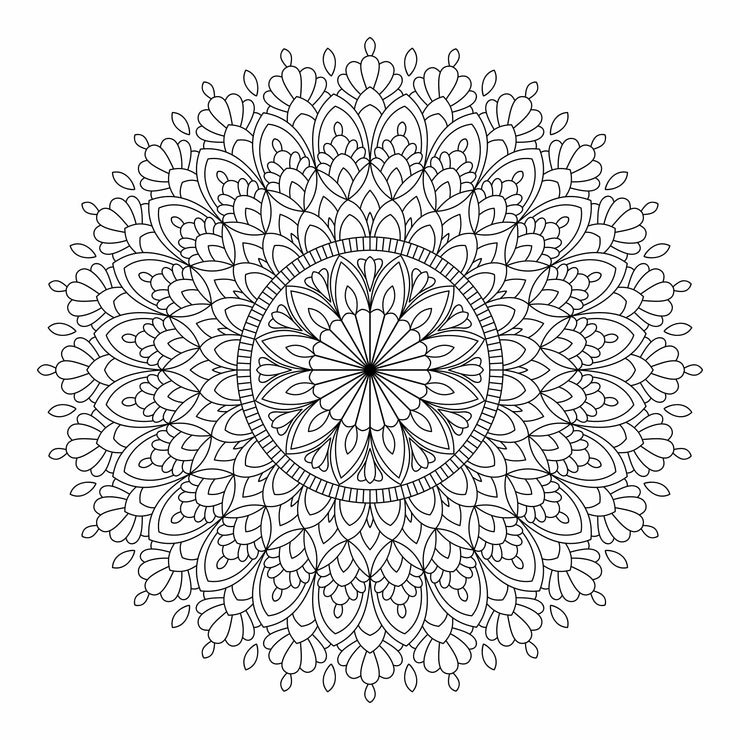 Mandalas para colorear 