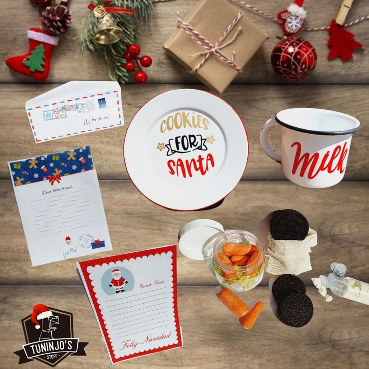 Bienvenida Santa Claus con cartas