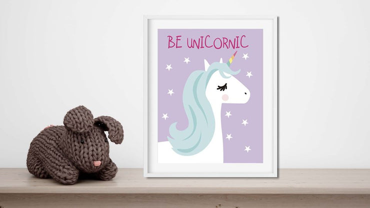 Cuadro decorativo Unicornio