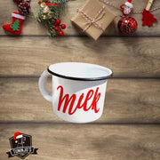 Caja navideña con plato, taza, comida para renos y detalles mágicos