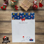 Bienvenida Santa Claus con cartas