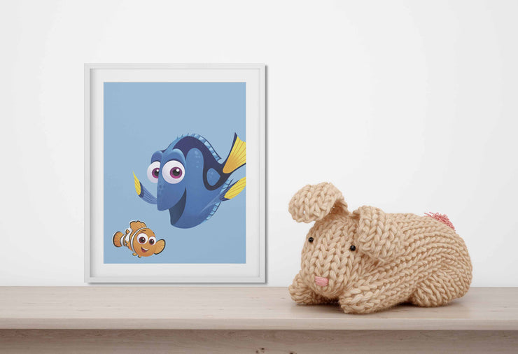 Cuadro decorativo Dory y Nemo