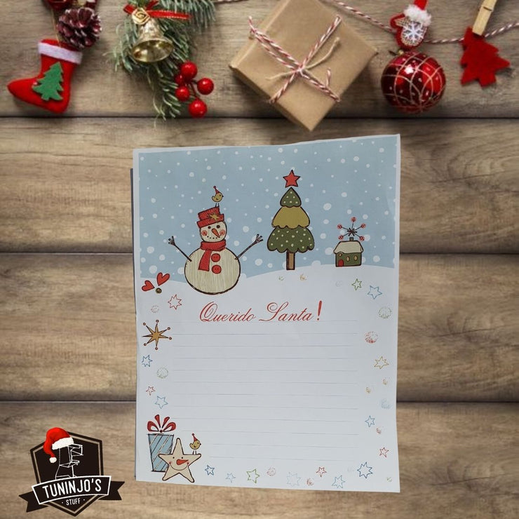Bienvenida Santa Claus con cartas
