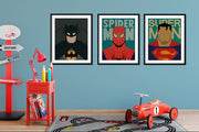 Cuadro decorativo Superheroes