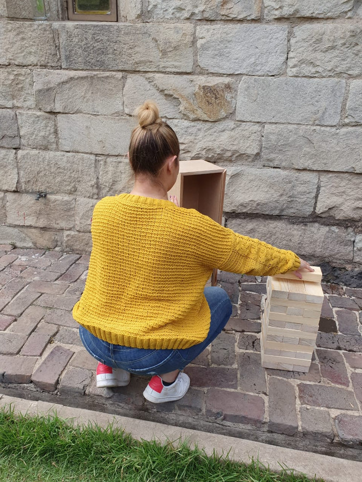 Outdoor game "Jenga gigante"