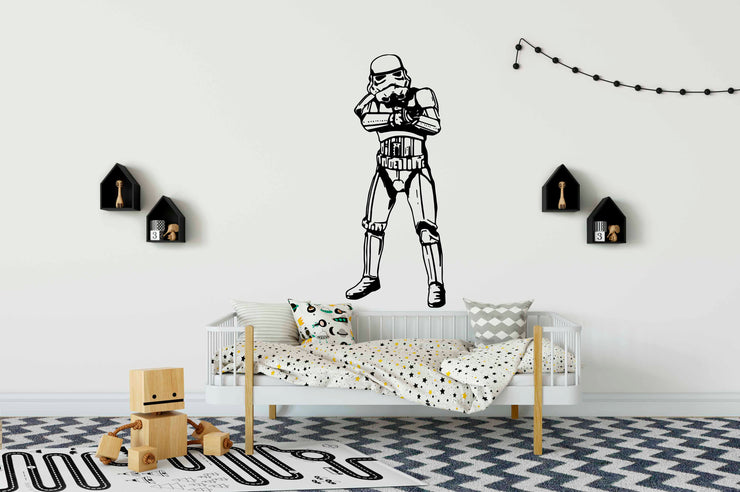 Vinil decorativo Star Wars. vinil de Star Wars adhesivo de pared decoración de habitación amantes de Star Wars regalo para niños vinil decorativo calidad superior fácil instalación habitación temática aventuras galácticas